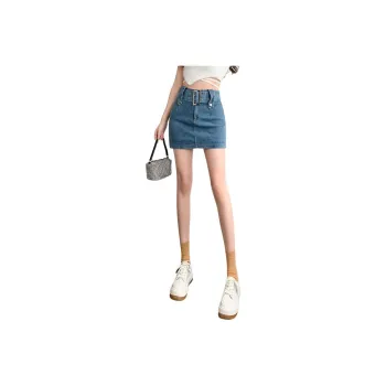 Mu Xiao Xin Denim Short Skirts Women's