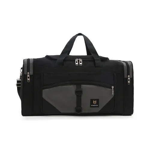 Yalu Nylon Travel Bag Unisex Black/Gray/Red/Blue