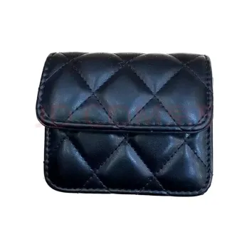 VINEY Cow Leather Shoulder Bag Women's Black