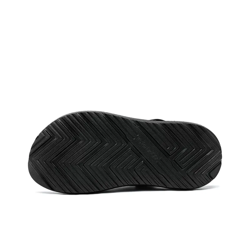Lanza Beach Sandals Unisex White/Black-4