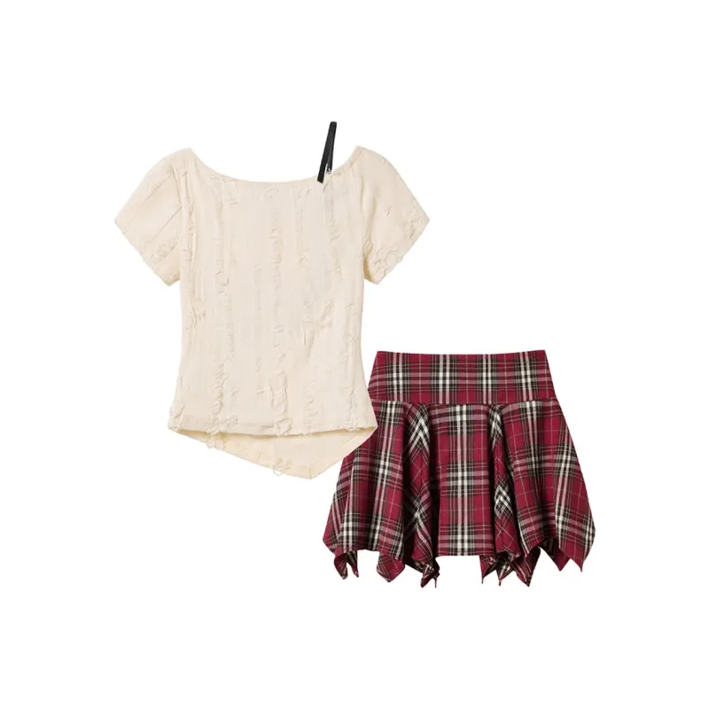 AFGGD Two Piece Skirt Sets Women's-1