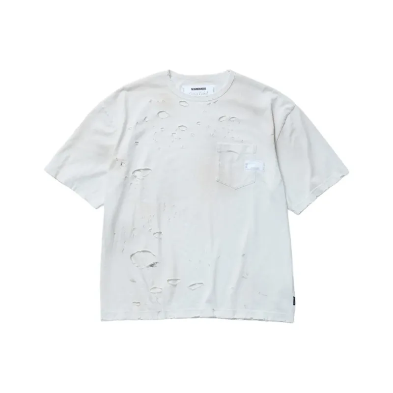 NEIGHBORHOOD Distressed T shirt-1