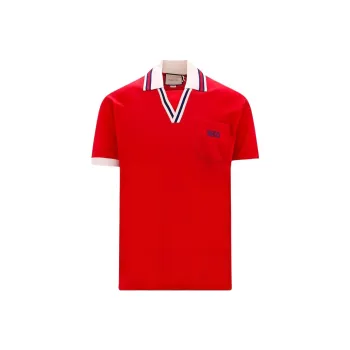 GUCCI SS23 Polo Shirt Men's Red