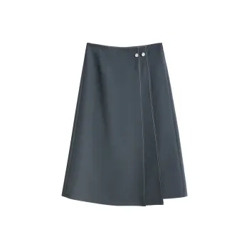 Mambe Casual Long Skirt Women's Tea Cyan