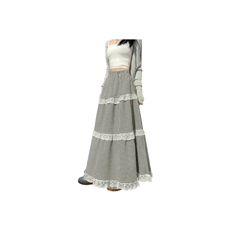 XIANSINIAO Casual Long Skirt Women's-0