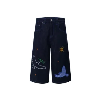 VINMUK Denim Shorts Women's Dark Blue