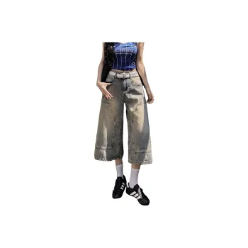FAIRWHALE Denim Shorts Women's Nostalgic Blue