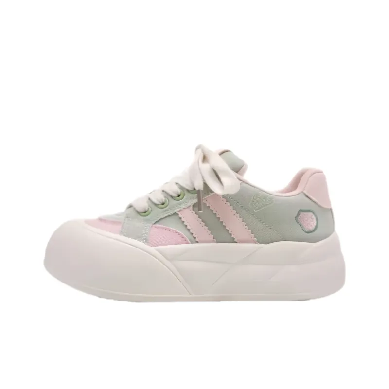 BINGO DUCK Slip Resistant Low Top Skateboard Shoes Women's-14