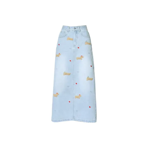 ST&SAT Denim Short Skirts Women's