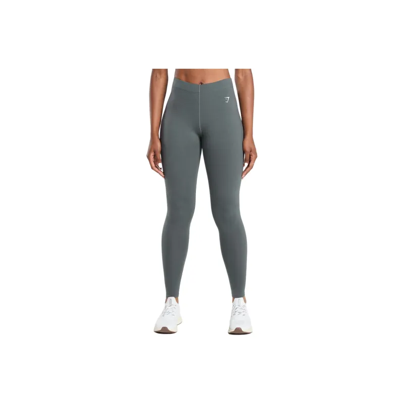 GYMSHARK Athletic Trousers Women's Gray Limestone Cyan-0