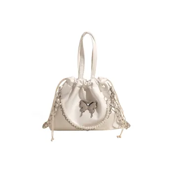 TOUTSEUL YOLO PU Handbag Women's White/Silver/Black