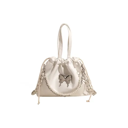 TOUTSEUL YOLO PU Handbag Women's White/Silver/Black