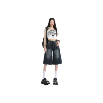 ZAZN Denim Shorts Women's Blue Gray