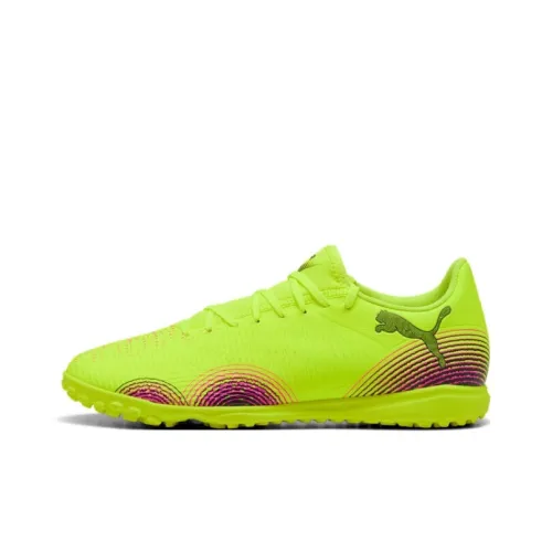 PUMA FUTURE 8 Anti Slip Wear Resistant Soccer Shoes Unisex Yellow