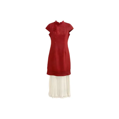 DOSOHEB Short Sleeved Dress Women's