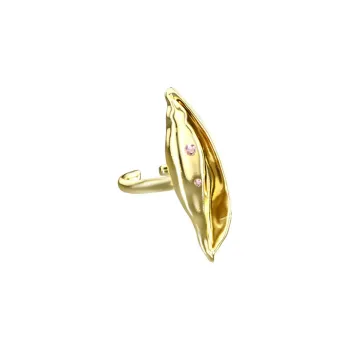OINICIO Pink Zircon Stone Rings Unisex