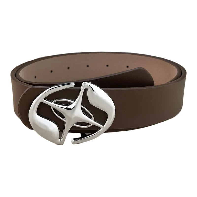 JEANSWEST PU Leather Belts Women's 3.3CM-4
