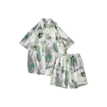 Fakeyoung Shirt Matching Set Unisex