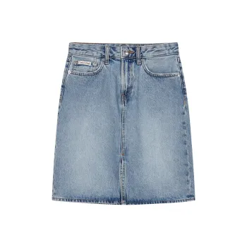 CALVIN KLEIN Denim Short Skirts Women's Blue
