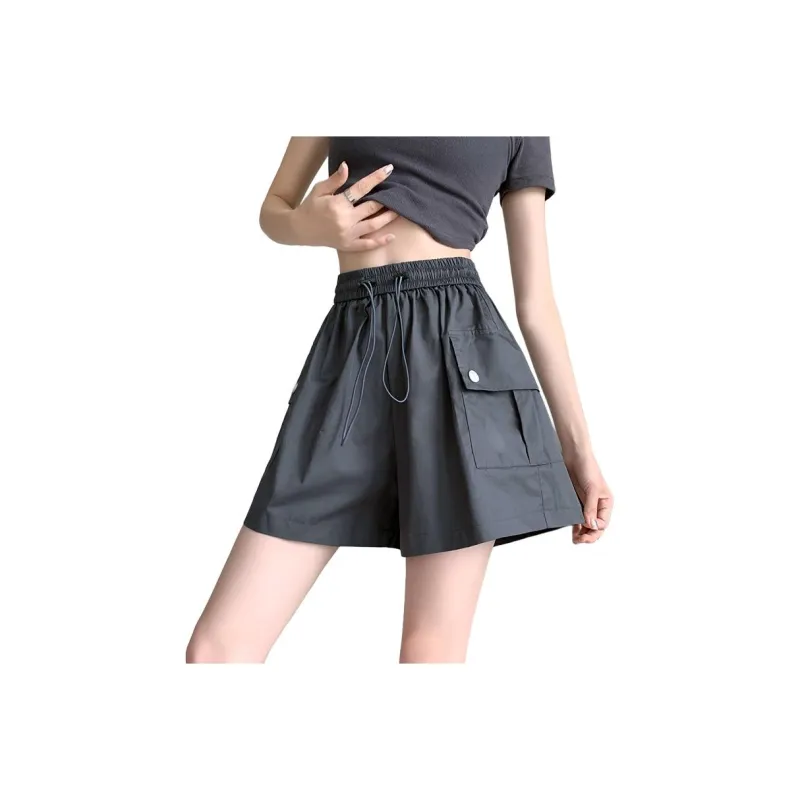 Mu Xiao Xin Cargo Shorts Women's-5