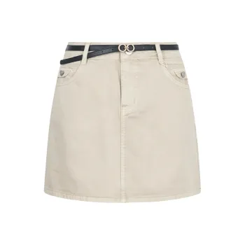 JESSYLINE Denim Short Skirts Women's Khaki