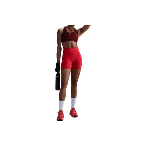 Nike Universa Women's Medium Support High Waisted 5' Biker Shorts With Pockets