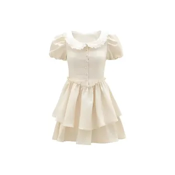 DOSOHEB Short Sleeved Dress Women's