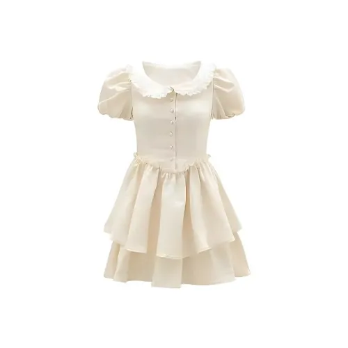DOSOHEB Short Sleeved Dress Women's