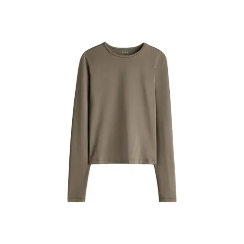 H&M Workout Clothing Women's Dark Beige Gray