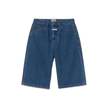 MARITHE FRANCOIS GIRBAUD SS25 Denim Shorts Women's Blue