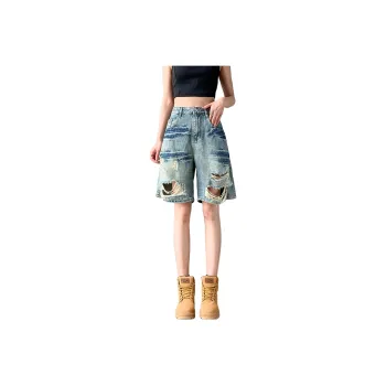 SITOL Denim Shorts Women's Blue