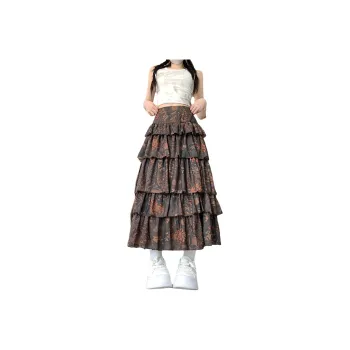 Mu Xiao Xin Casual Long Skirt Women's