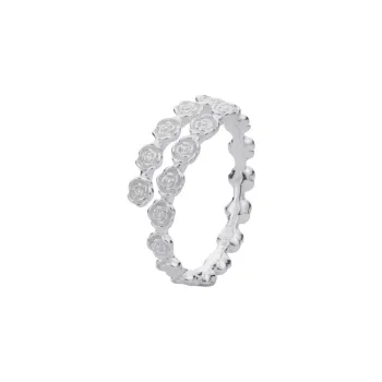 Shunqin Silver Building 999 Fine Silver Rings Women's