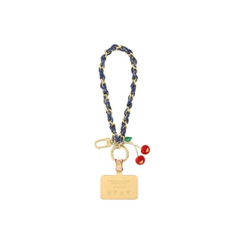 LOUIS VUITTON Cherry Pattern Bag Accessory Women's Blue
