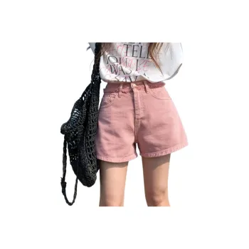 NANING9 Denim Shorts Women's Pink