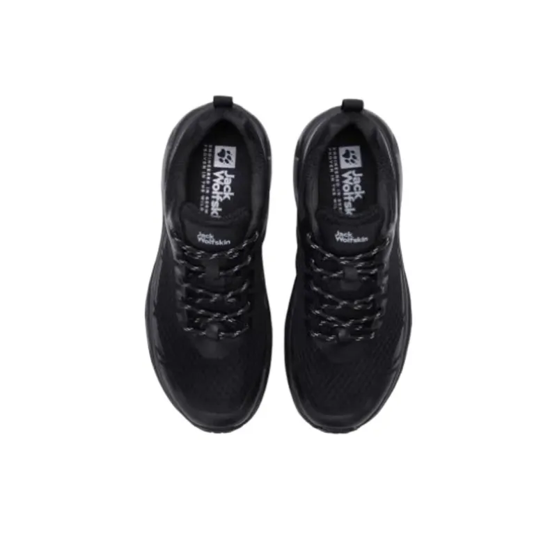 Jack Wolfskin Cushioning, Wear Resistant Low Top Hiking Shoes Women's Black-2