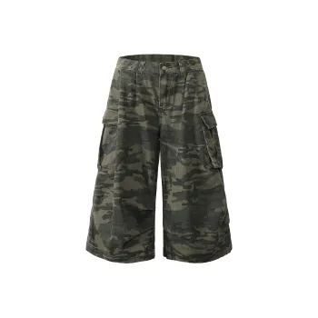 ROBINHOOD Denim Shorts Unisex Green