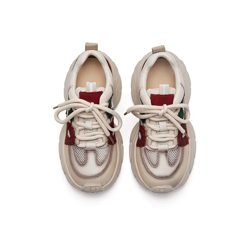 BURGELY Low Top Chunky Sneakers Women's-2