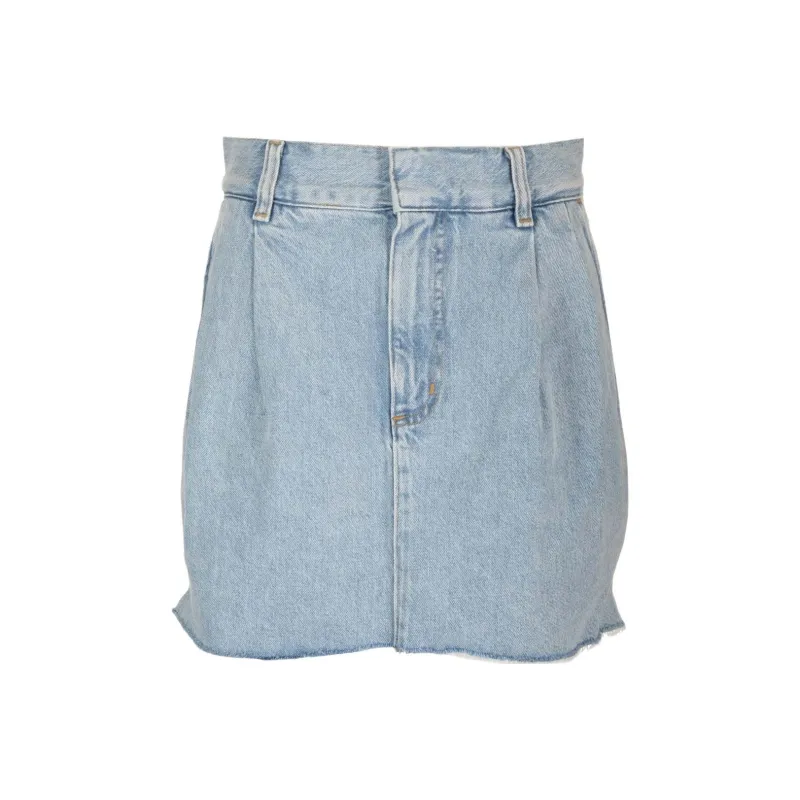 AGOLDE Becker Denim Mini Skirt-0