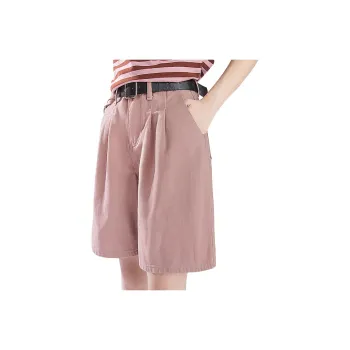Cypress House Denim Shorts Women's Leather Pink