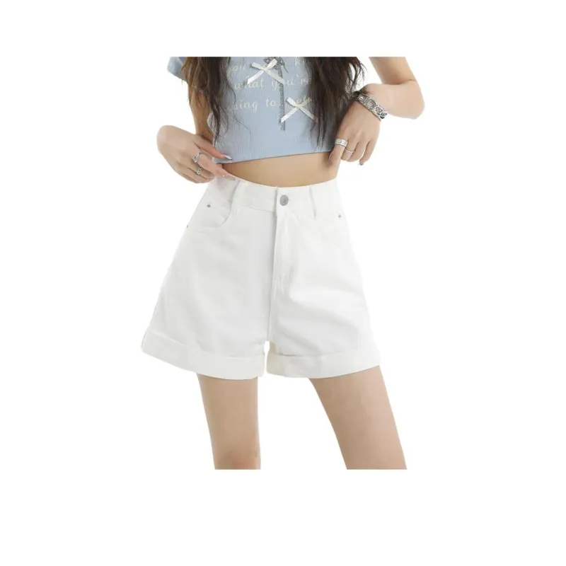 BENGEN Denim Shorts Women's-0
