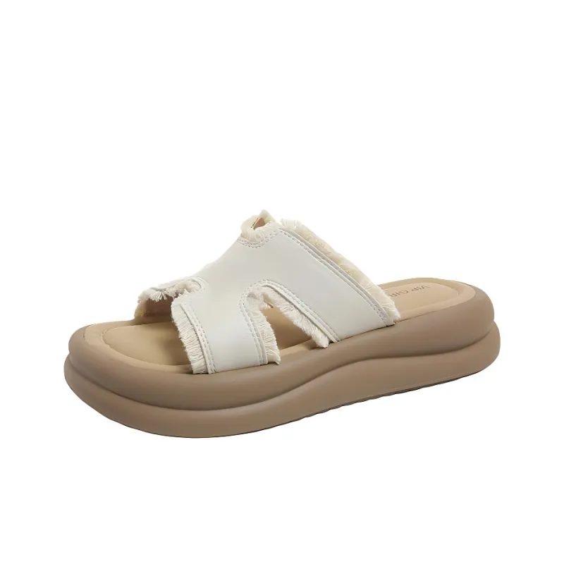 LXVB Rubber Sole Slip Resistant Slide Slippers Women's-5