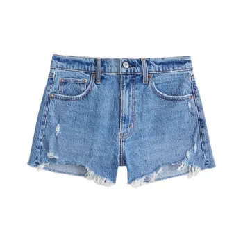 Abercrombie＆Fitch Denim Shorts Women's Blue