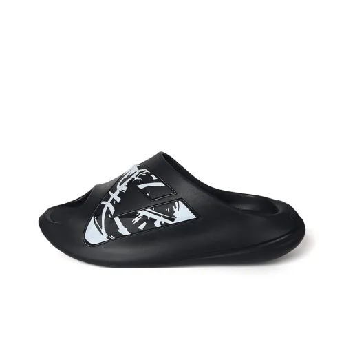 PEAK Very Small Fat Drag Quiet Slip Resistant Abrasion Resistant Slide Slippers Men's Black
