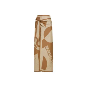 FERRAGAMO FW25 Casual Long Skirt Women's Ranger Hunter Green