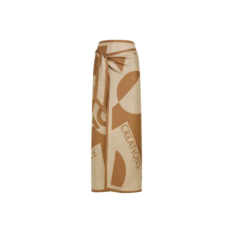 FERRAGAMO FW25 Casual Long Skirt Women's Ranger Hunter Green-0