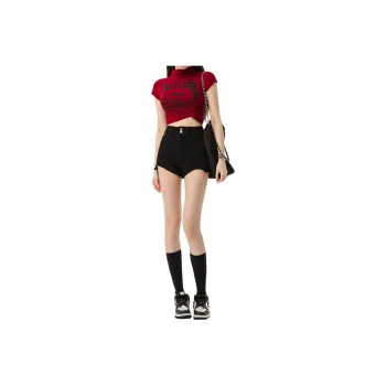FOREVER 21 Denim Shorts Women's Black
