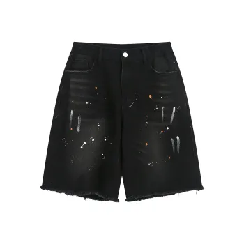 Nuthink Denim Shorts Unisex