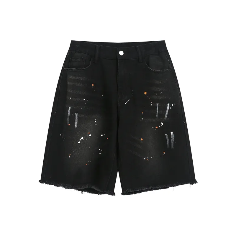 Nuthink Denim Shorts Unisex-0