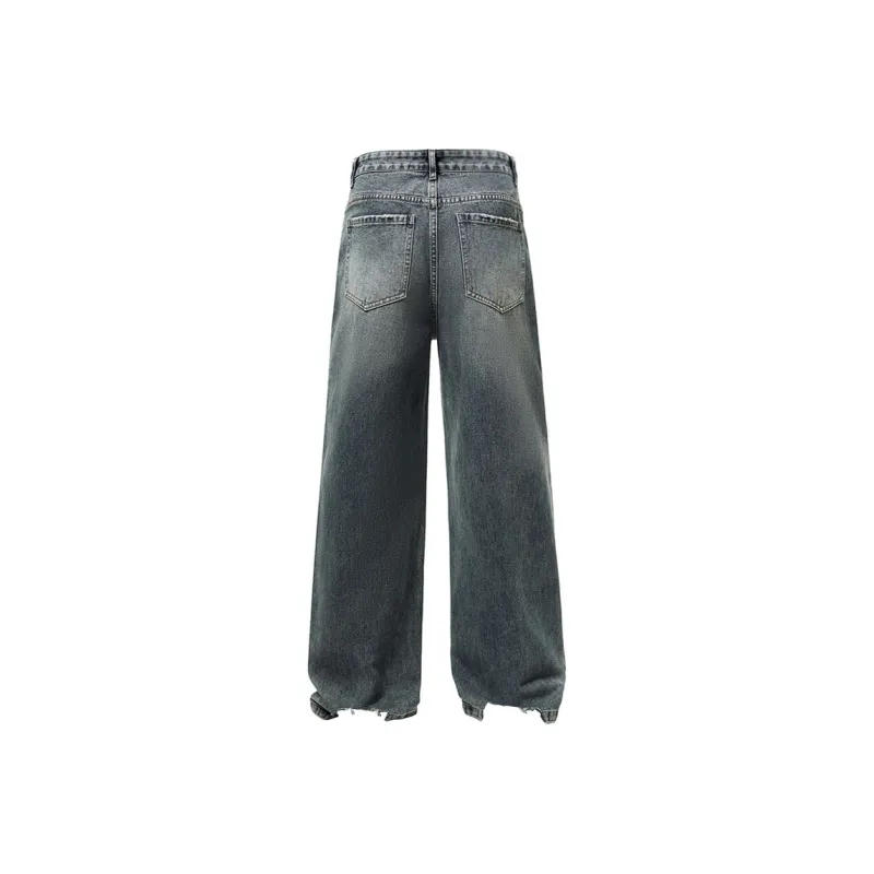 NEVER RULE Jeans Unisex Blue-7